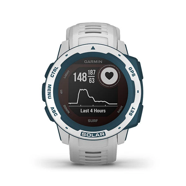 Garmin Instinct Solar Surf Edition GPS Smartwatch 7 Garmin Instinct Solar Surf Edition GPS Smartwatch - Image 7