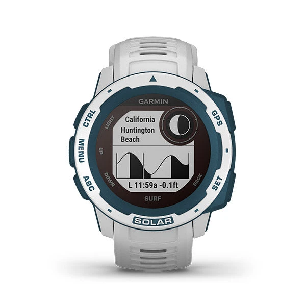 Garmin Instinct Solar Surf Edition GPS Smartwatch 3 Garmin Instinct Solar Surf Edition GPS Smartwatch - Image 3