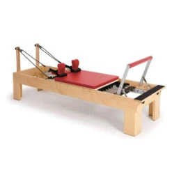 Elina Pilates Physio Wood Reformer -Fitness Store physio wood reformer red