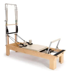 Elina Pilates Physio Wood Reformer With Tower 15 Elina Pilates Physio Wood Reformer With Tower -Fitness Store physio wood reformer with tower ivory