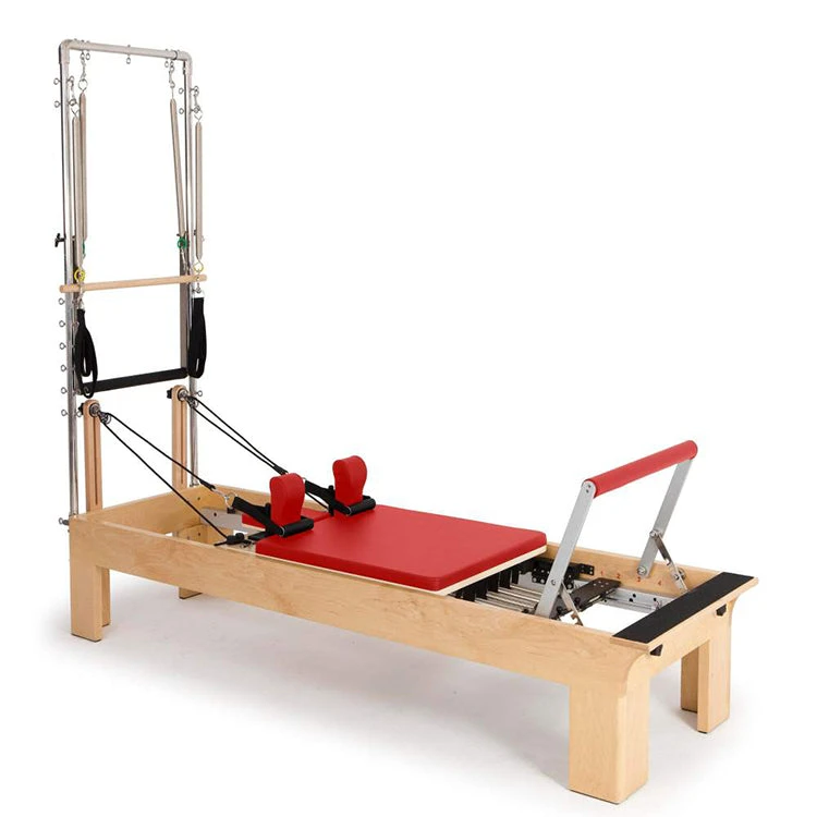 Elina Pilates Physio Wood Reformer With Tower 5 Elina Pilates Physio Wood Reformer With Tower - Image 5