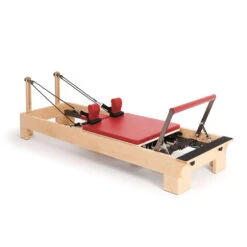 Elina Pilates Wood Reformer -Fitness Store wood reformer red