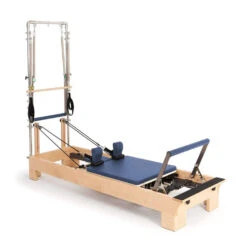 Elina Pilates Wood Reformer With Tower 15 Elina Pilates Wood Reformer With Tower -Fitness Store wood reformer with tower blue